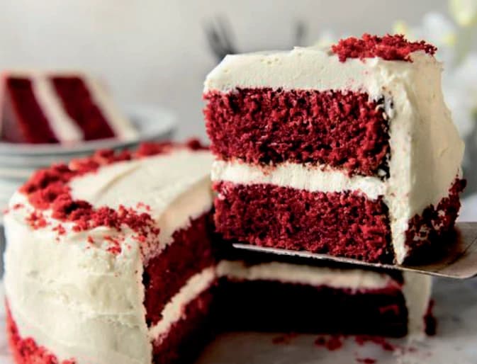 Red Velvet Kek Karışımı için katalogdaki kullanım örneği